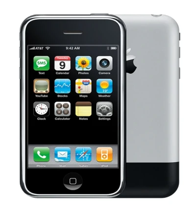 image of the first IPhone